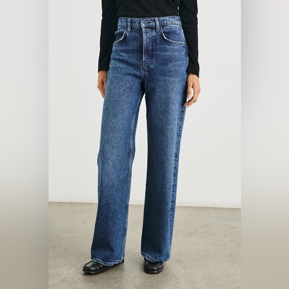 Rails Getty Wide Leg Denim Jeans in Moonlit Ocean - Picture 7 of 12